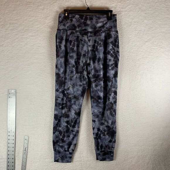 Athleta Salutation Jogger Pants Women's Medium Tie Dye Printed Pockets 9772 - Picture 11 of 12